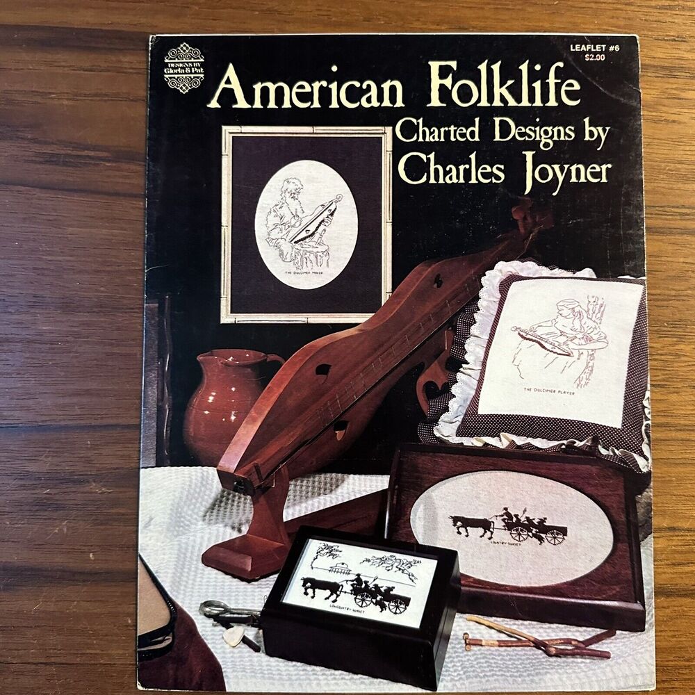 Vintage 1979 American Folklife by Charles Joyner Counted Cross Stitch Leaflet